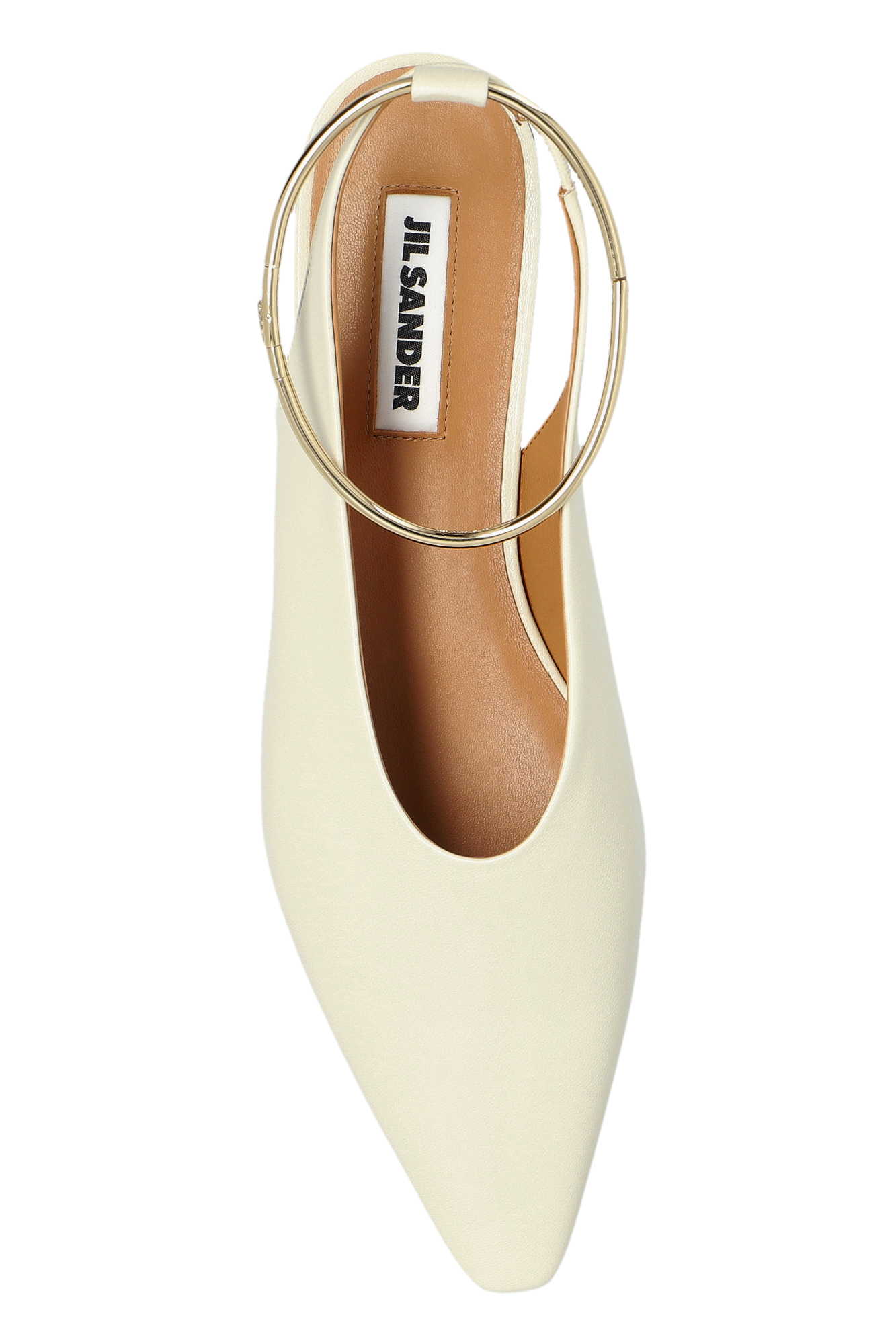 JIL SANDER Leather ballet flats | Women's | Vitkac